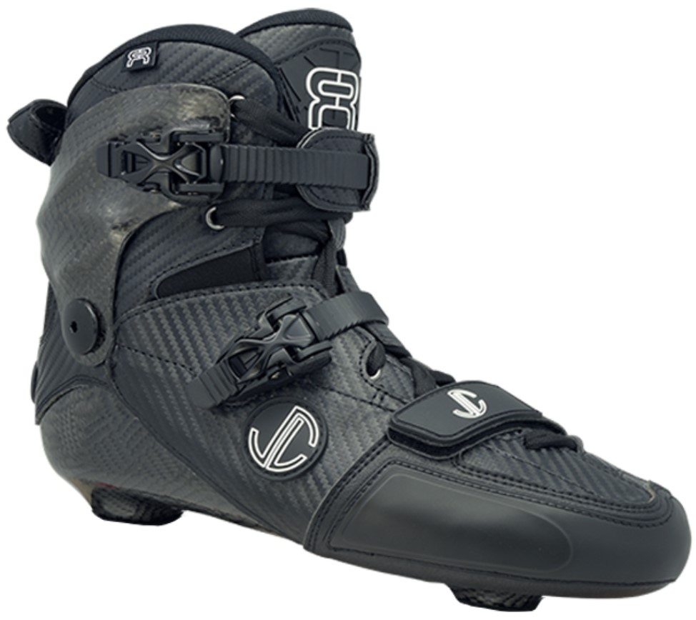 FR SL boot only inline skate model 2021 for freestyle slalom with carbon boot and carbon cuff